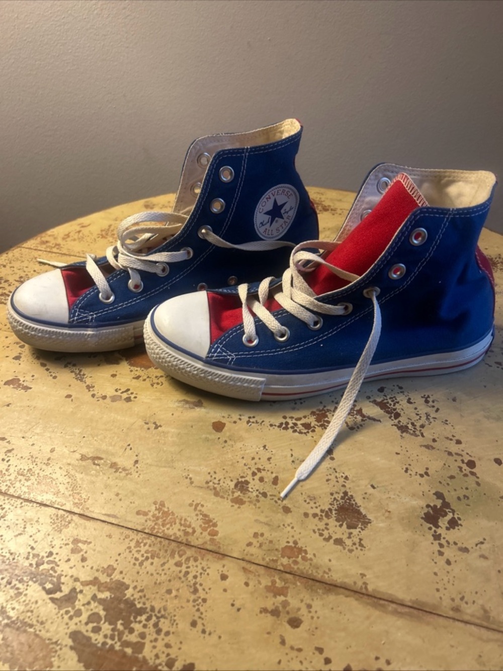 Converse Chuck Taylor All Star Unisex Sneakers in Blue/Red Men’s 6 Women’s 8
